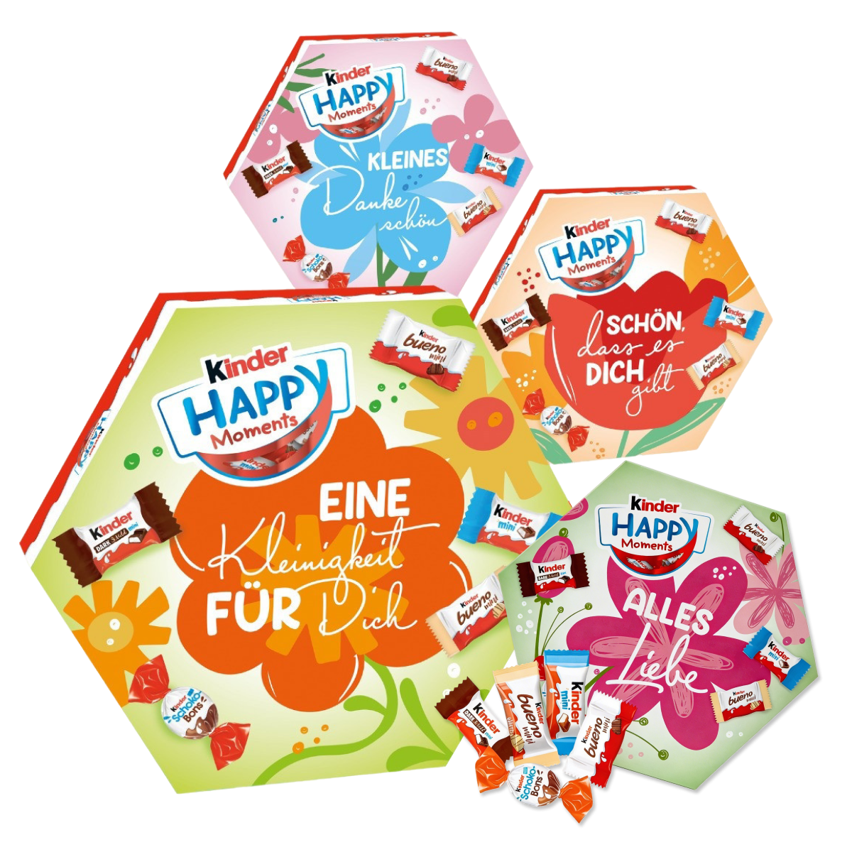 Подарочный набор сладостей Kinder Happy Moments Mini Mix, 162 г